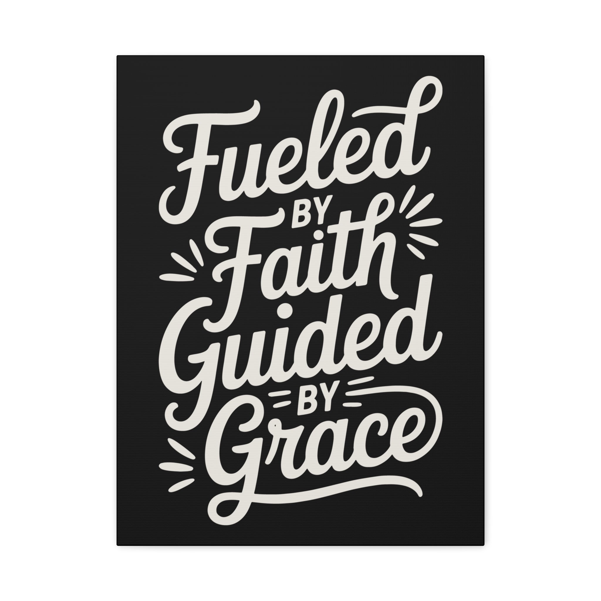 Stretched Canvas Art, Motivational Wall Decor, Home Inspirational Art, Faith-Based Decor, Gift for Faith Lovers