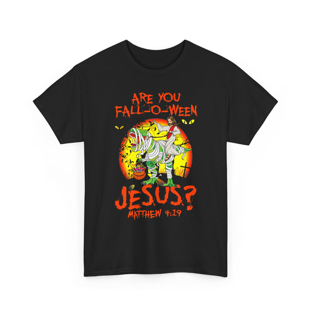 Funny Halloween T-Shirt, Fall Shirt, Christian Tee, Gift for Jesus Lovers, Unique Fall Apparel