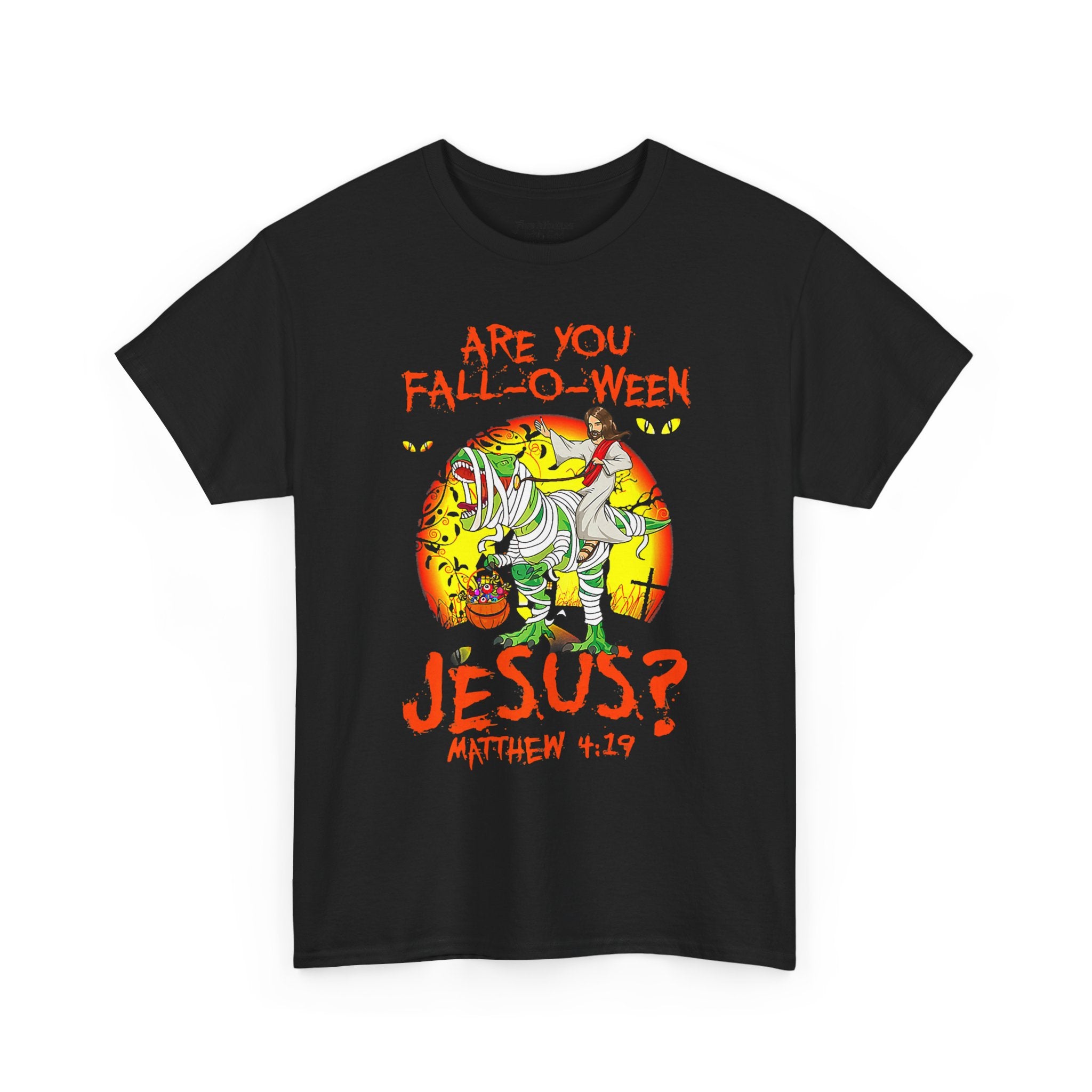 Funny Halloween T-Shirt, Fall Shirt, Christian Tee, Gift for Jesus Lovers, Unique Fall Apparel