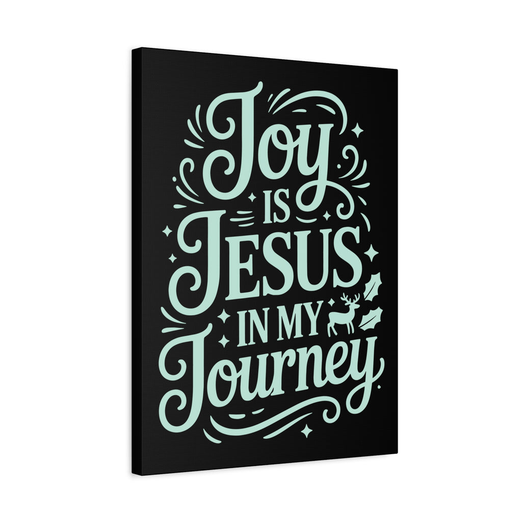 Joy in My Journey Canvas Wall Art, Religious Decor, Christmas Gift, Inspirational Wall Art, Joyful Home Decoration, Faith-Based Art
