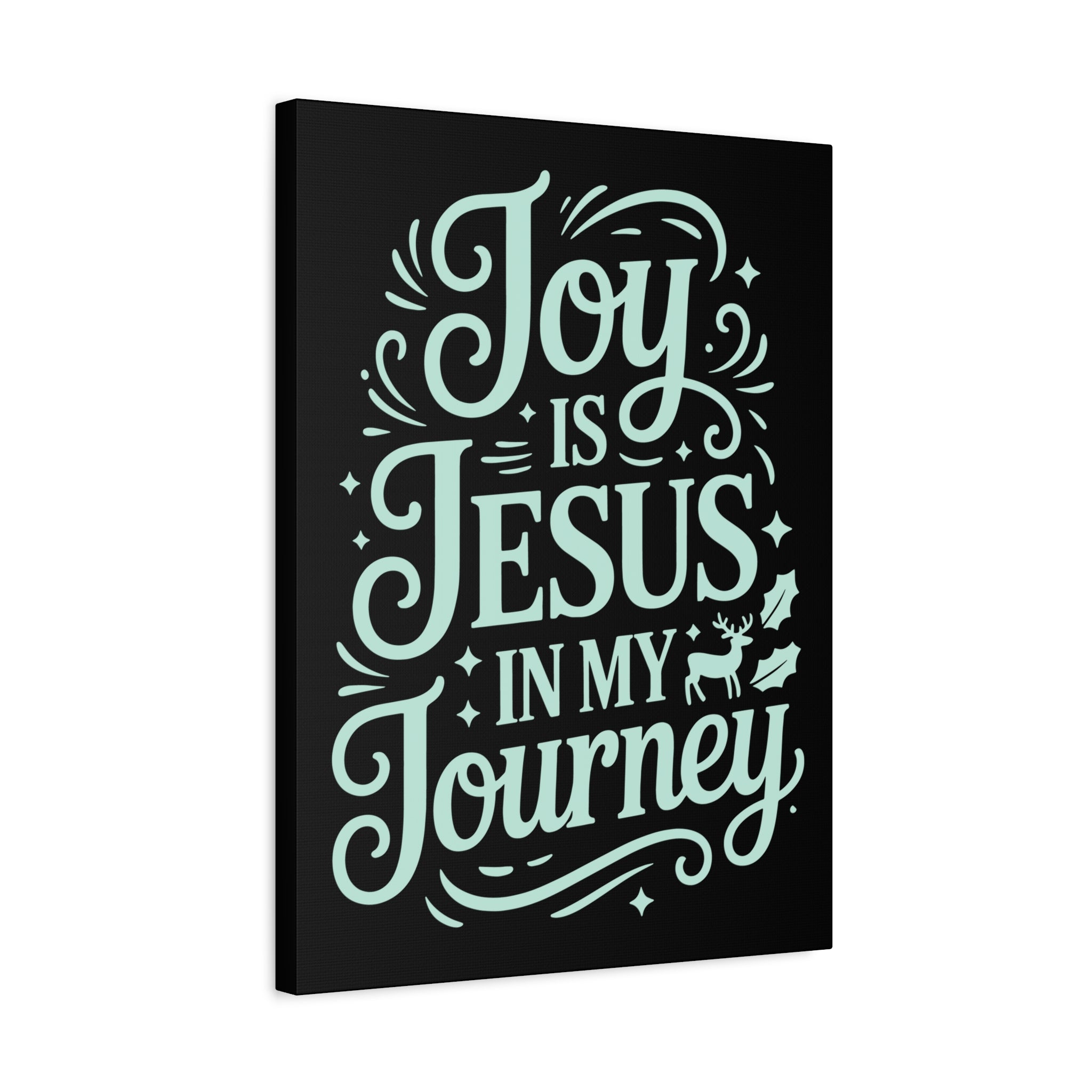Joy in My Journey Canvas Wall Art, Religious Decor, Christmas Gift, Inspirational Wall Art, Joyful Home Decoration, Faith-Based Art