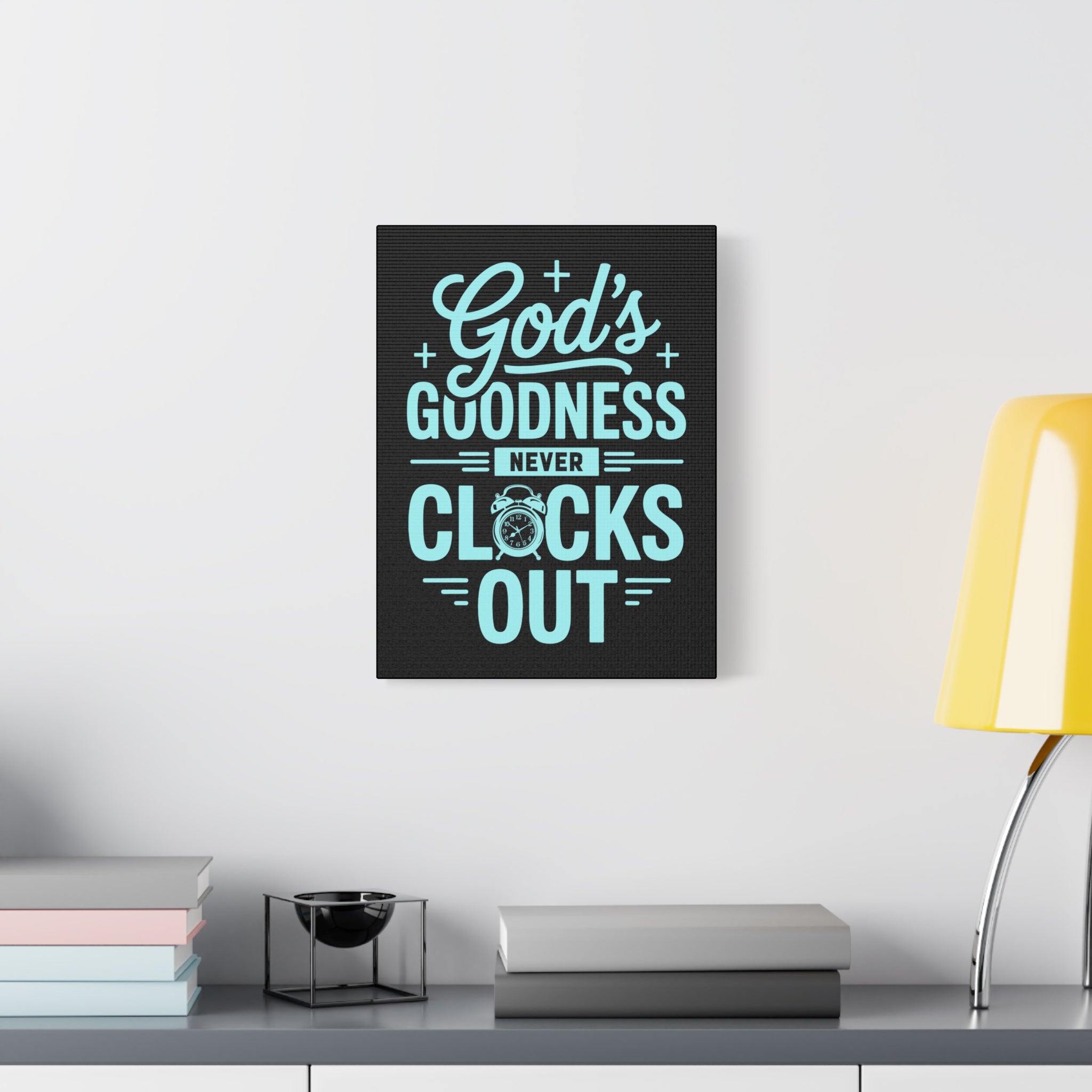 Inspirational Canvas Wall Art, Motivational Decor, Faith-Based Gift, Home Decoration, Religious Wall Art, God's Goodness