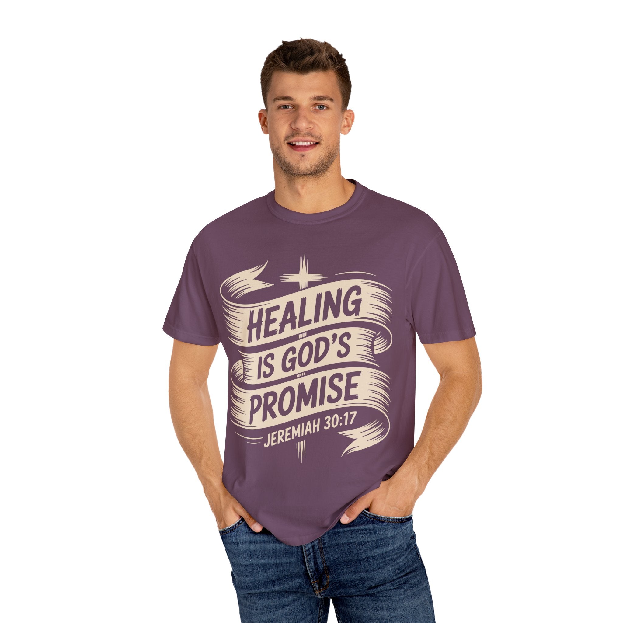Healing is God's Promise T-Shirt, Faith-Based Apparel