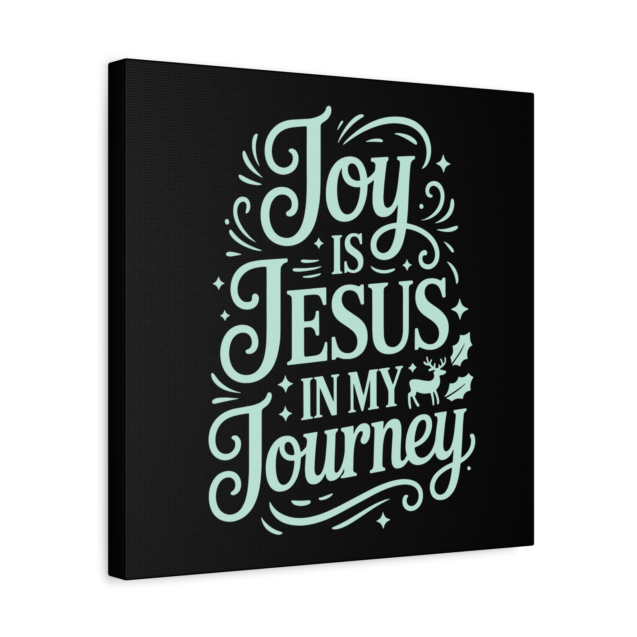 Joy in My Journey Canvas Wall Art, Religious Decor, Christmas Gift, Inspirational Wall Art, Joyful Home Decoration, Faith-Based Art