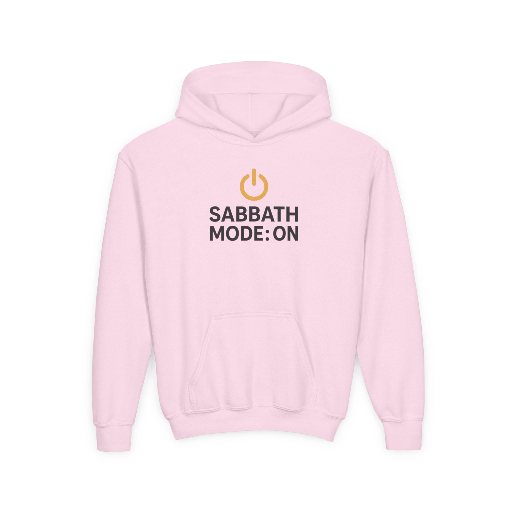 Sabbath Mode Youth Hoodie, Comfortable Hooded Sweatshirt for Kids, Perfect for Religious Observances, Christian Gift, Sunday Wear