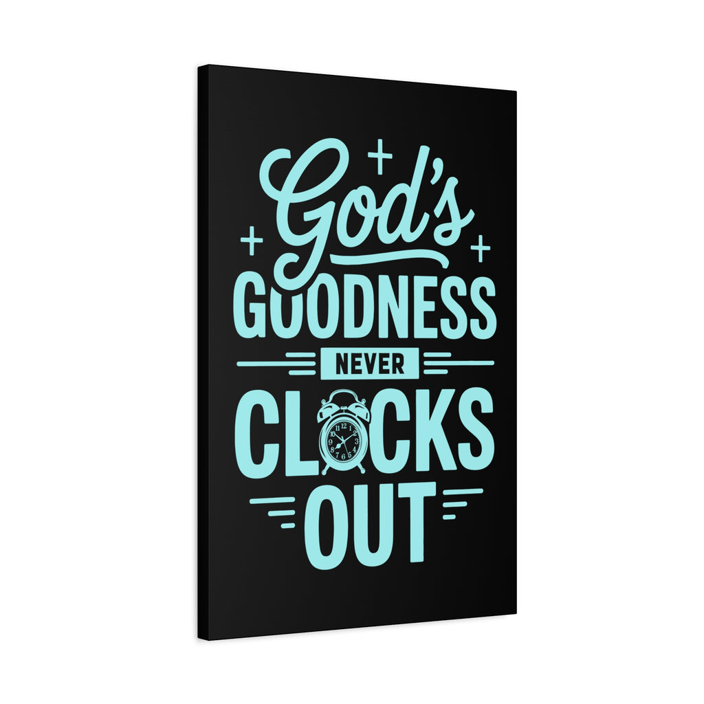 Inspirational Canvas Wall Art, Motivational Decor, Faith-Based Gift, Home Decoration, Religious Wall Art, God's Goodness