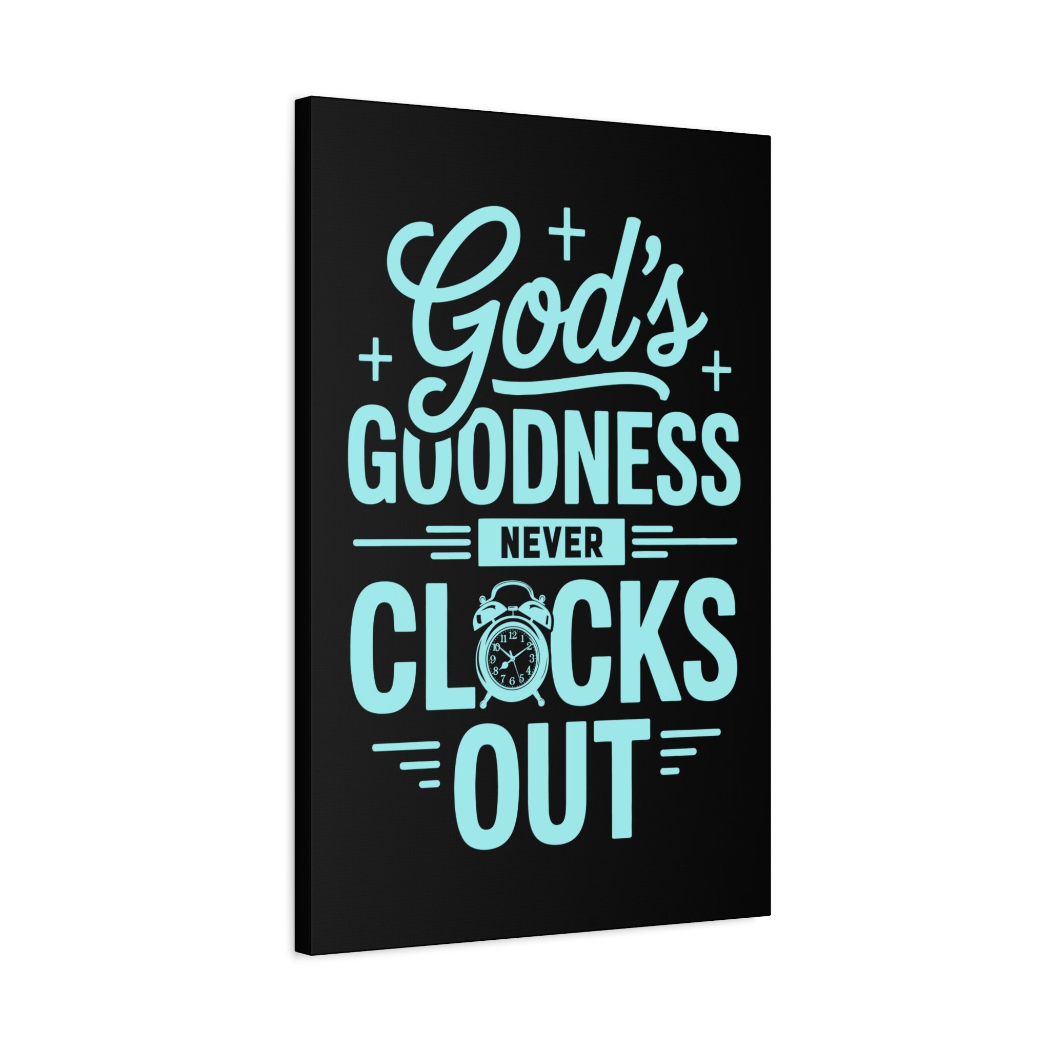 Inspirational Canvas Wall Art, Motivational Decor, Faith-Based Gift, Home Decoration, Religious Wall Art, God's Goodness