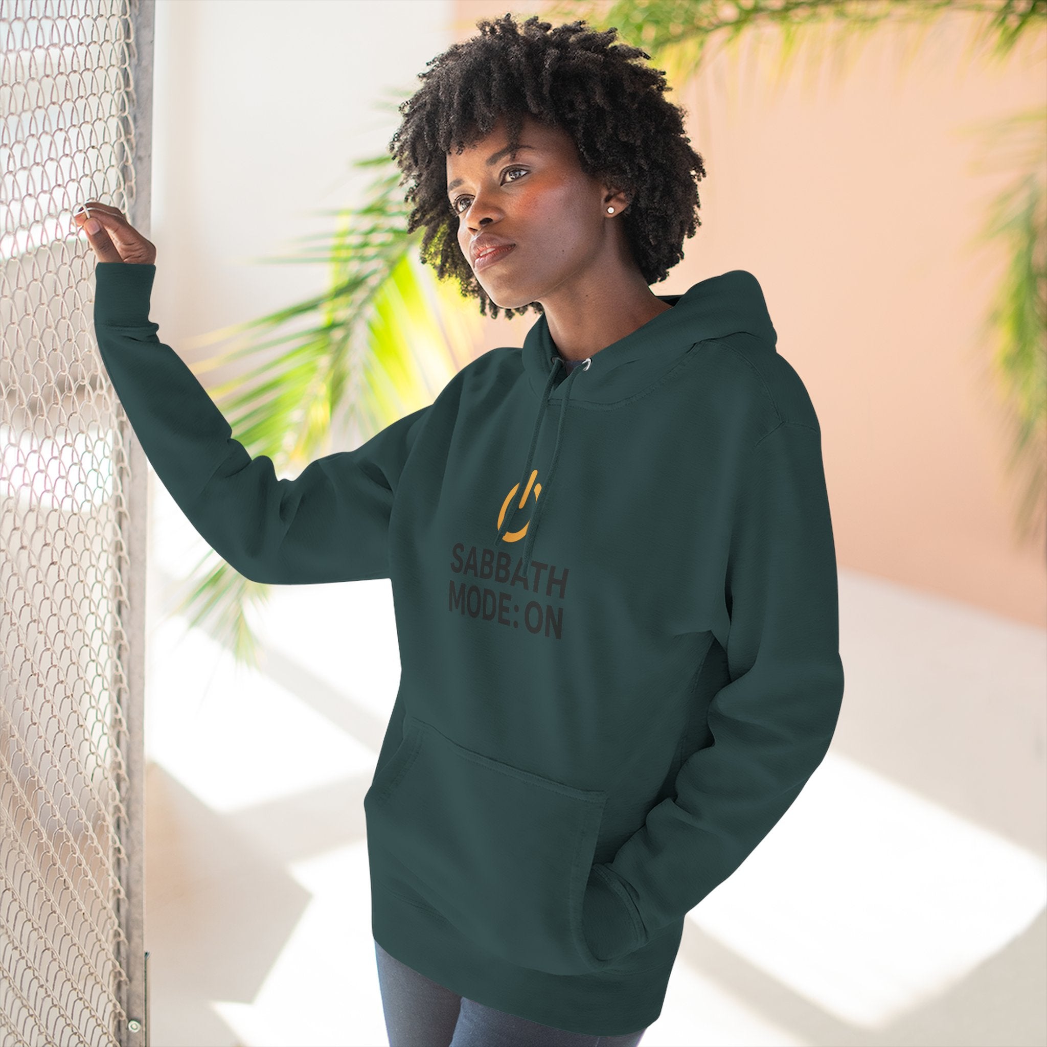Sabbath Mode Fleece Hoodie | Faith Apparel, Religious Gift, Comfortable Hoodie, Cozy Wear, Spiritual Fashion
