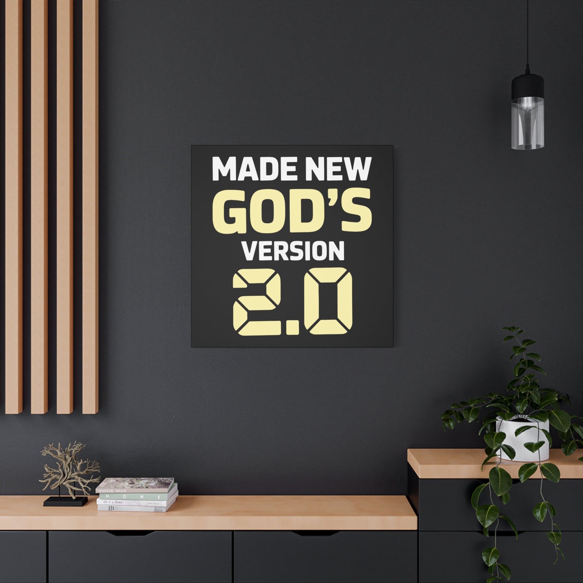 Inspirational Wall Art Canvas, Faith Decor, Home Decoration, Uplifting Gift, Christian Home, Motivational Room