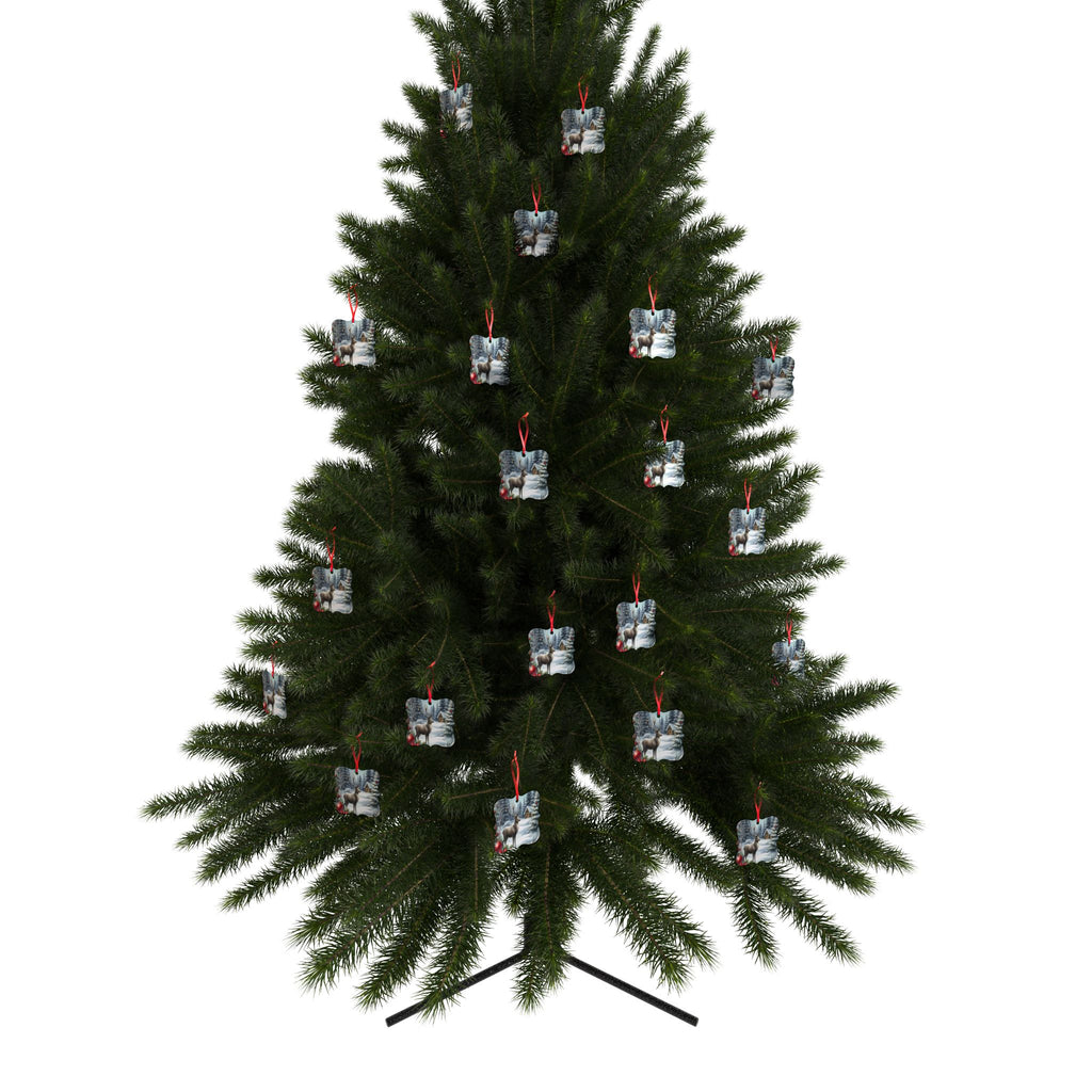 Winter Wonderland Aluminum Ornaments | Rustic Holiday Decor, Personalized Gifts, Christmas Tree Ornaments, Winter Accessories, Snowy [...]