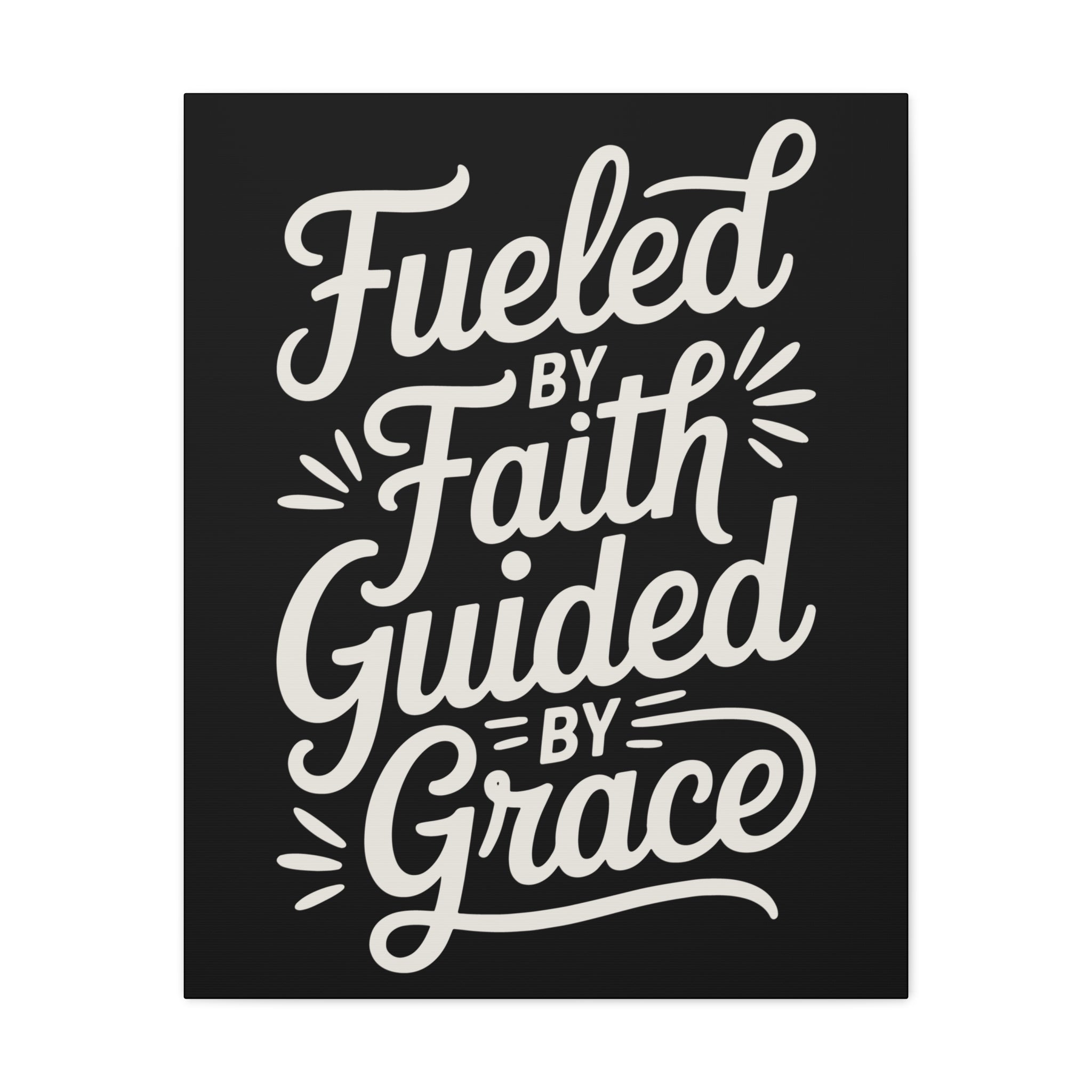 Stretched Canvas Art, Motivational Wall Decor, Home Inspirational Art, Faith-Based Decor, Gift for Faith Lovers