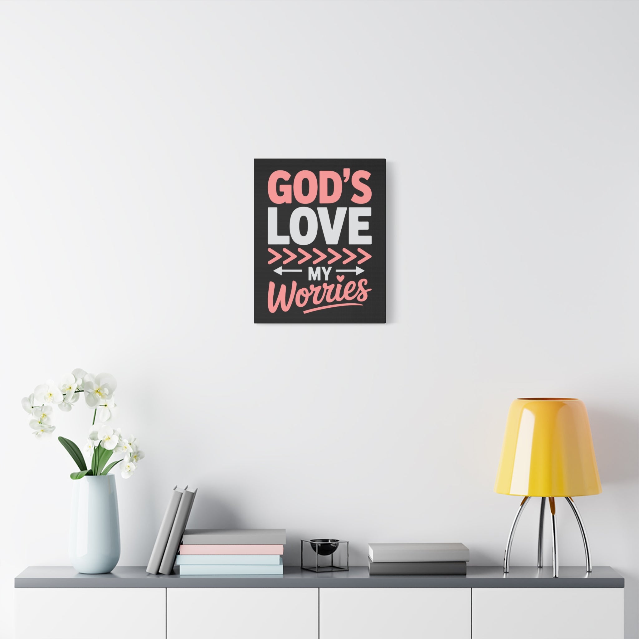 Inspirational Canvas Wall Art, Home Decor, Christian Gift, Motivational Wall Art, Stress Relief Decor, Housewarming Gift