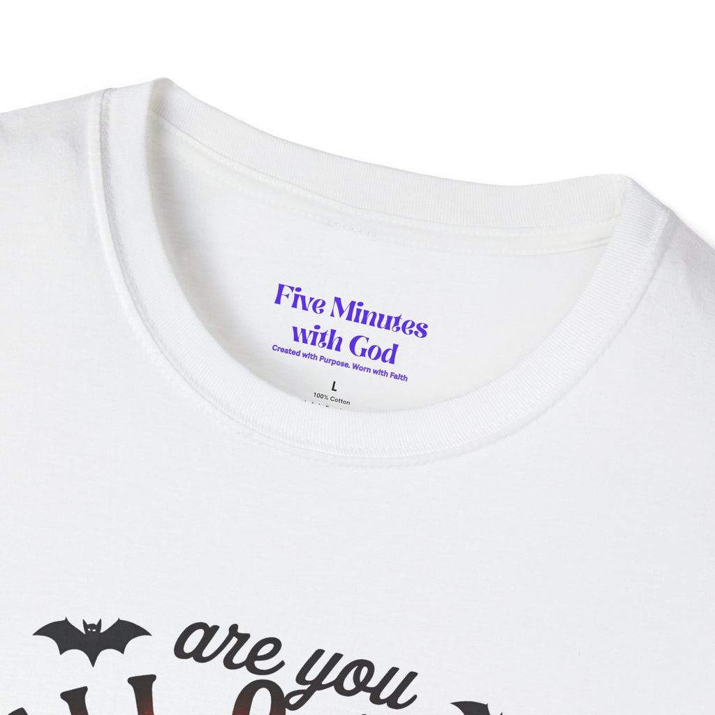 Fall-O-Ween Jesus Unisex T-Shirt, Halloween Tee, Christian Apparel, Fall Shirt, Pumpkin T-Shirt, Autumn Clothing