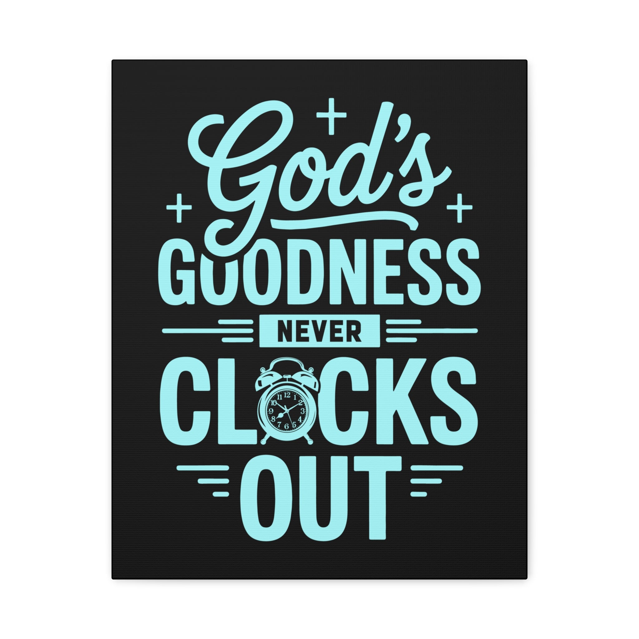 Inspirational Canvas Wall Art, Motivational Decor, Faith-Based Gift, Home Decoration, Religious Wall Art, God's Goodness