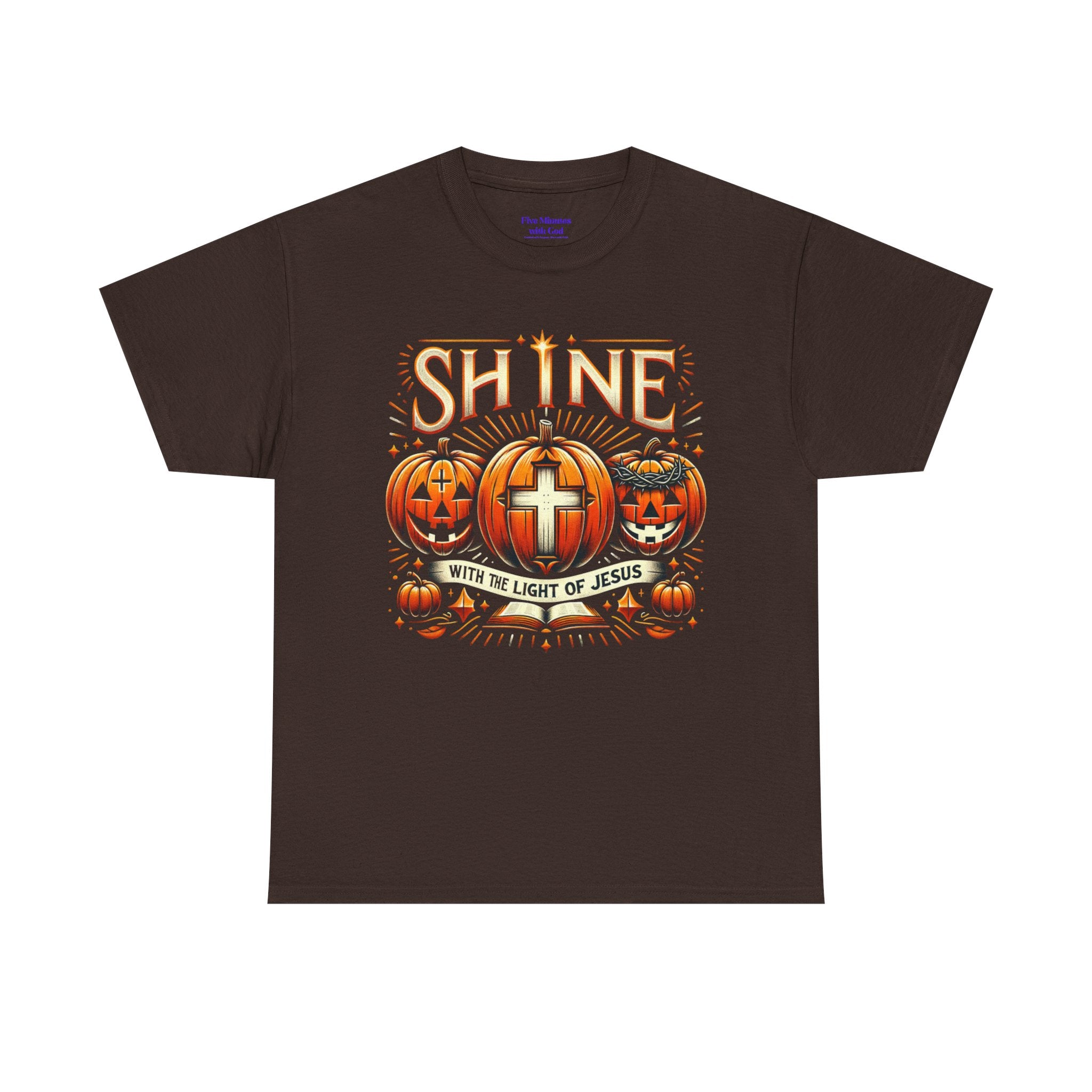 Halloween Jesus Graphic Tee | Unisex Cotton T-Shirt, Spooky Season Apparel, Faith-Based Shirt, Autumn Fashion, Christian Gift