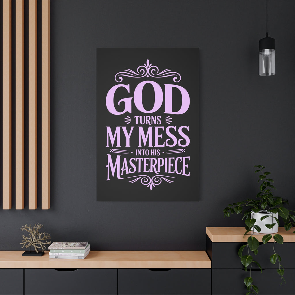 Inspirational Canvas Wall Art, Home Decor, Christian Gift, Motivational Wall Art, Faith-Based Decoration, Room Aesthetic, Gift for Her