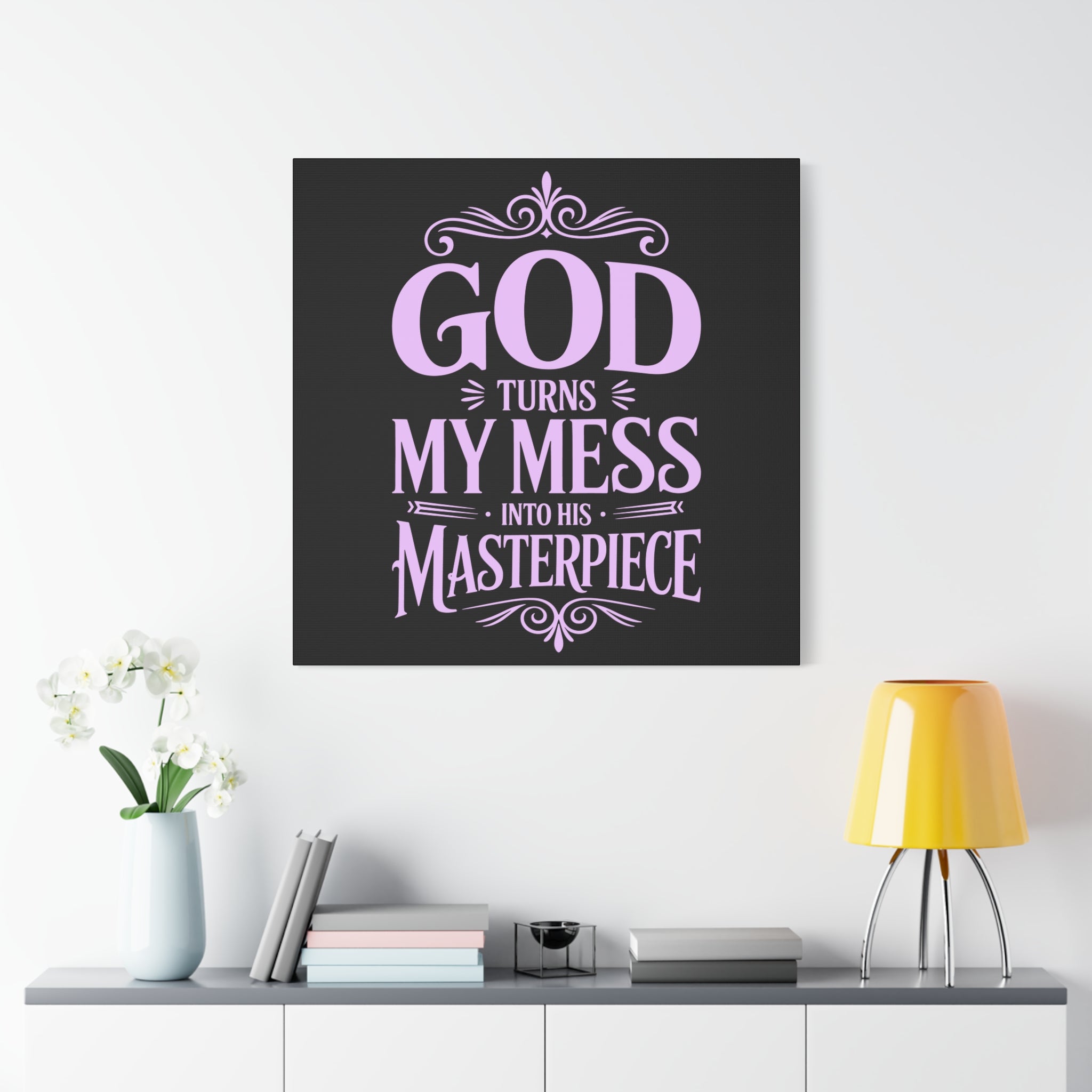 Inspirational Canvas Wall Art, Home Decor, Christian Gift, Motivational Wall Art, Faith-Based Decoration, Room Aesthetic, Gift for Her