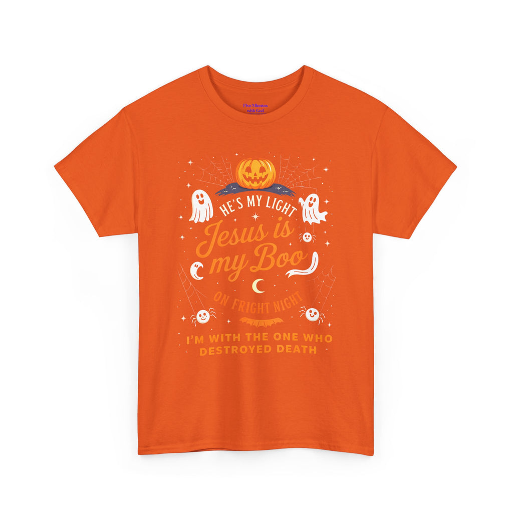 Halloween Faith Tee - Jesus is My Boo, Unisex T-Shirt for Halloween, Christian Halloween Shirt, Gift for Christian Friends, Spooky [...]