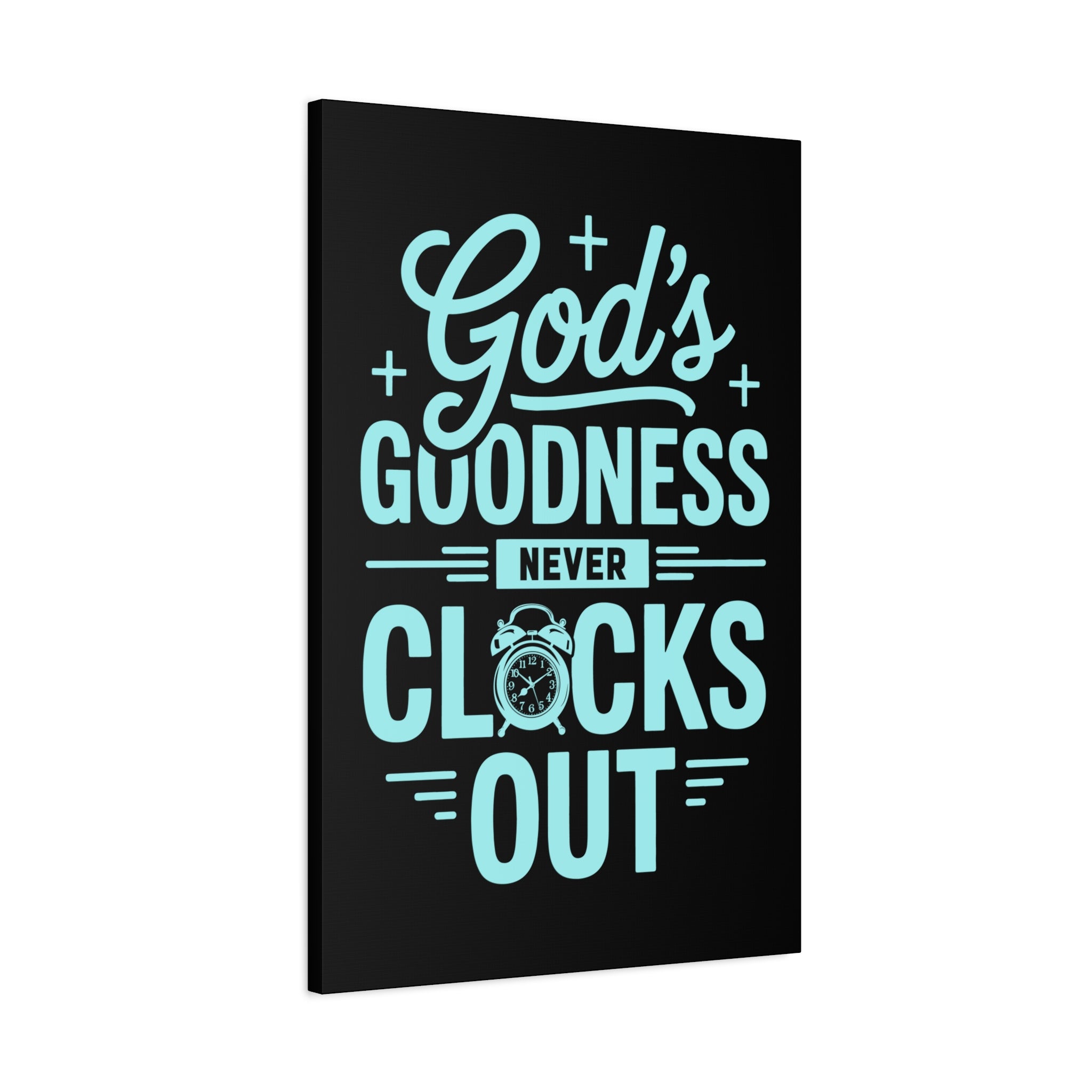 Inspirational Canvas Wall Art, Motivational Decor, Faith-Based Gift, Home Decoration, Religious Wall Art, God's Goodness