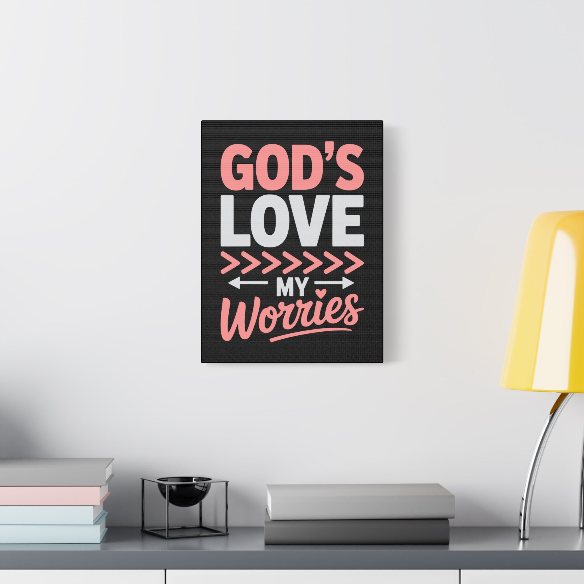 Inspirational Canvas Wall Art, Home Decor, Christian Gift, Motivational Wall Art, Stress Relief Decor, Housewarming Gift