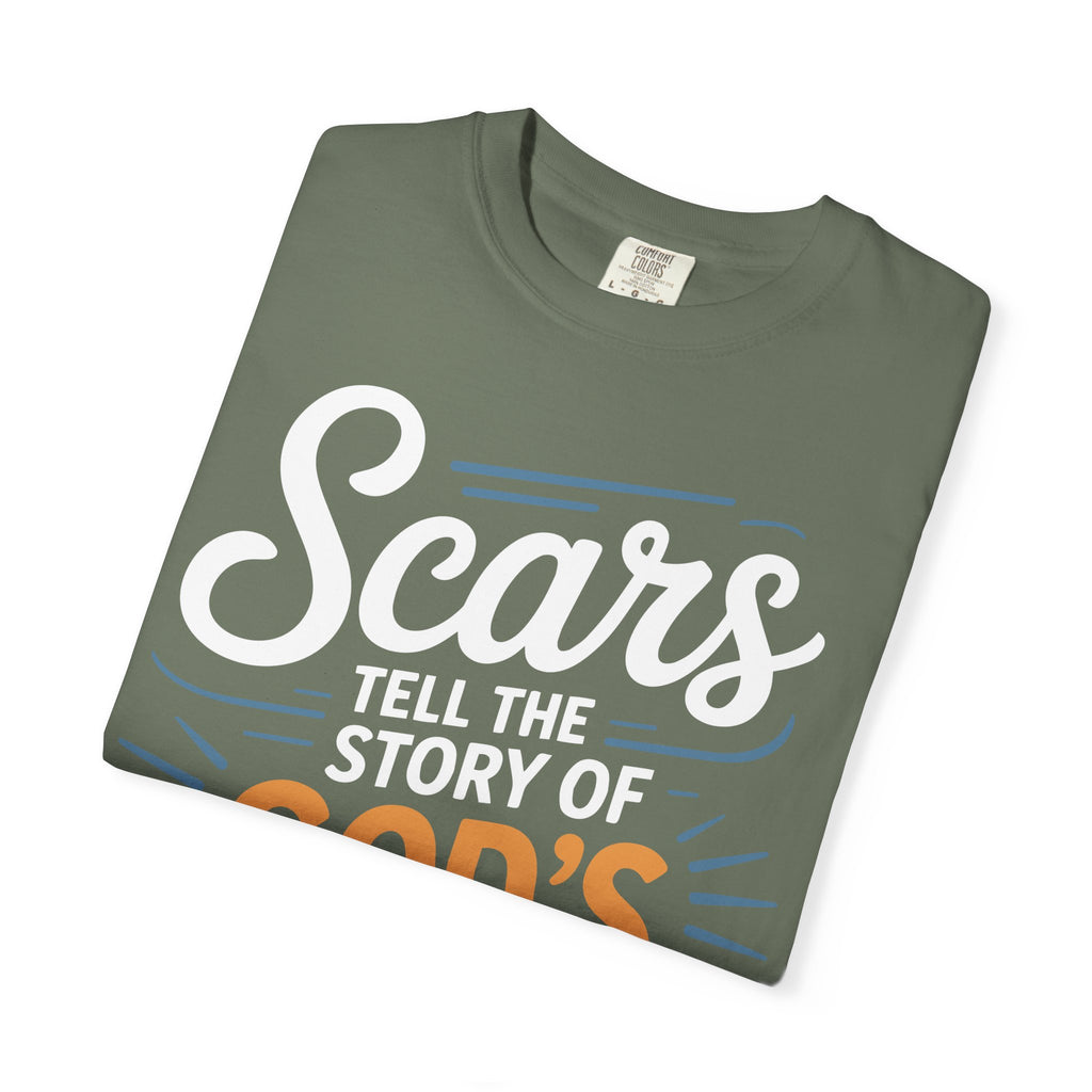Healing Message Unisex T-Shirt - Scars Tell the Story of God's Healing
