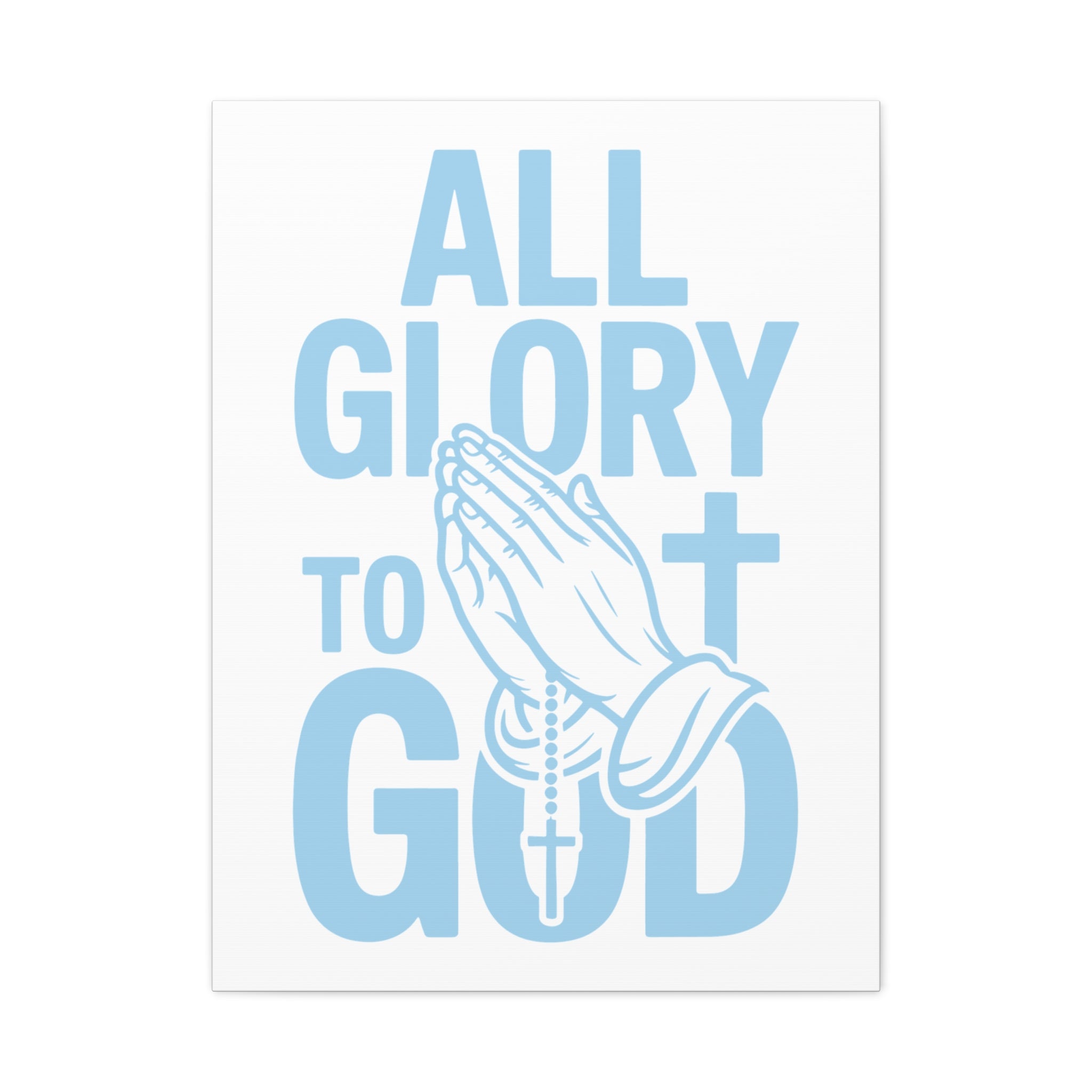 Religious Wall Art Canvas Print, Christian Home Decor, Inspirational Gift, Praying Hands Artwork, Faith Decor for Church