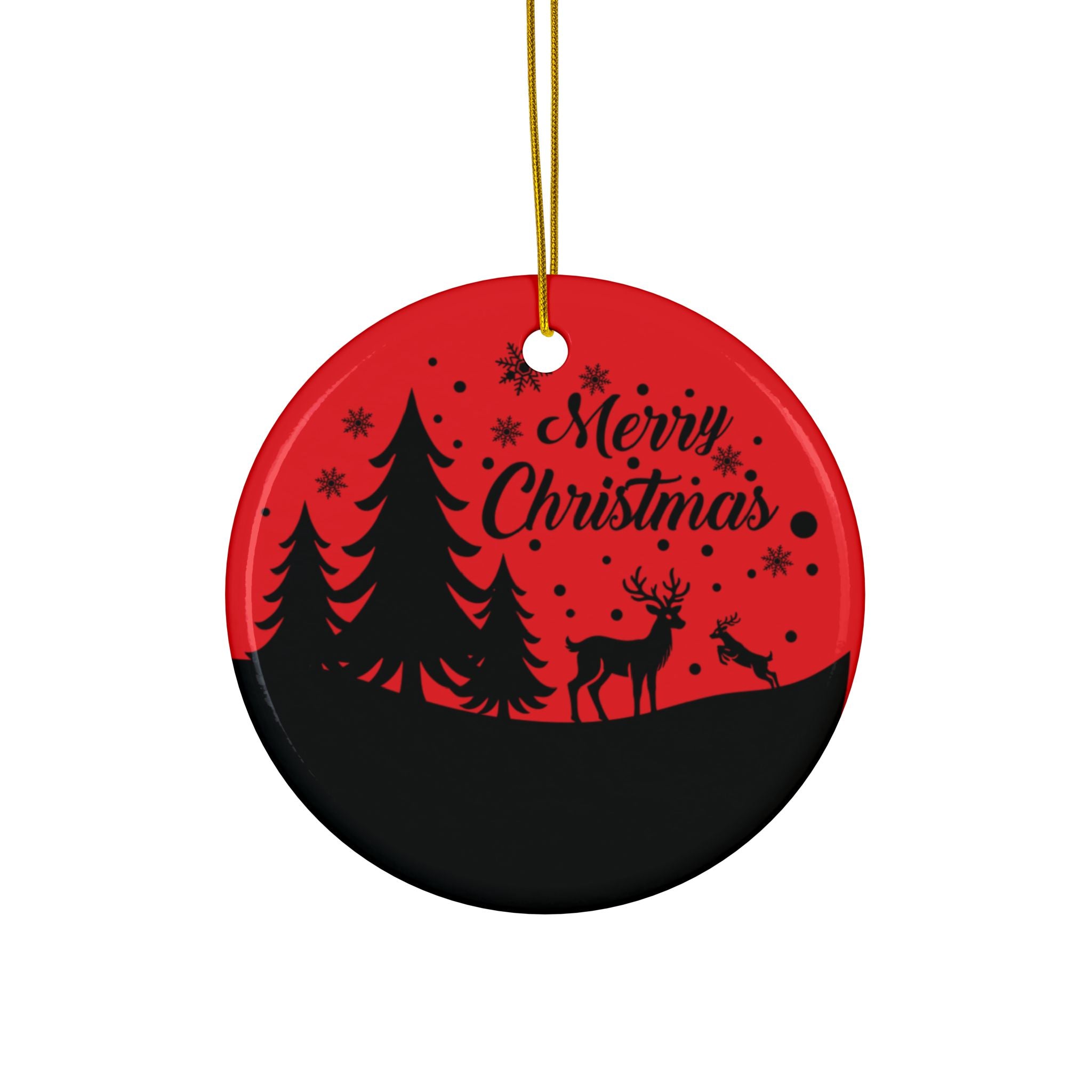 Merry Christmas Ceramic Ornaments, Festive Holiday Decor, 2-Side Print, Perfect for Tree or Gift, Holiday Gift Tags, Christmas [...]